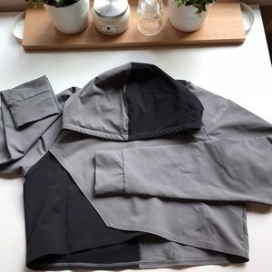 Cropped Gym Shark Hoodie